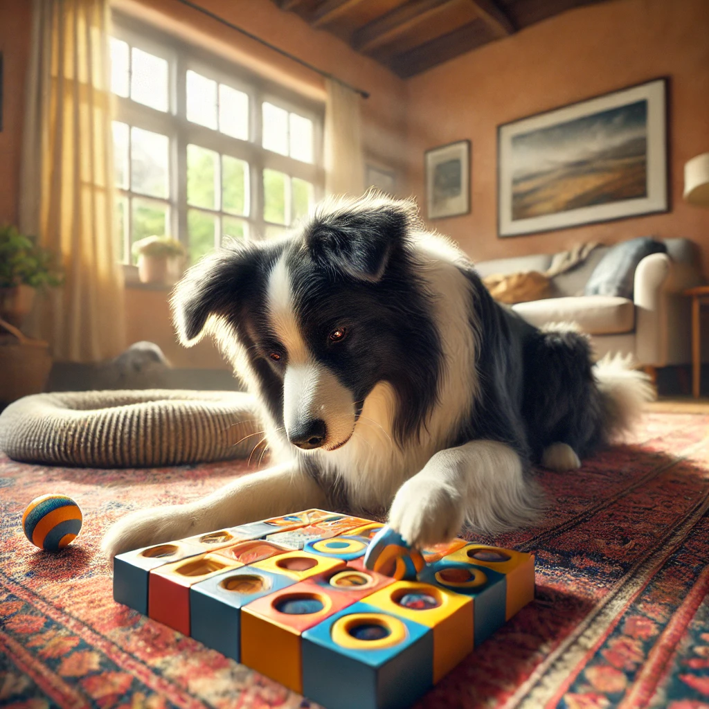 Cómo crear un ambiente enriquecedor en casa para un Border Collie